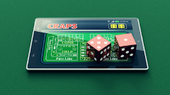 Online Craps on mobile device