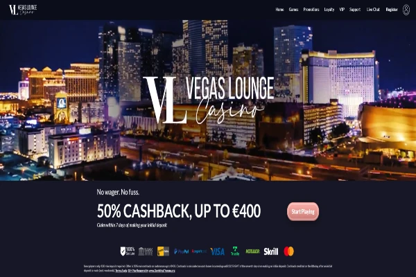 Vegas Lounge Homepage