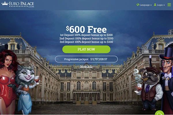 Euro Palace NZ home page