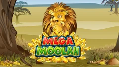 Mega Moolah Cover with logo