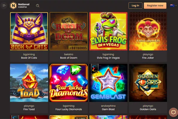 National Casino games