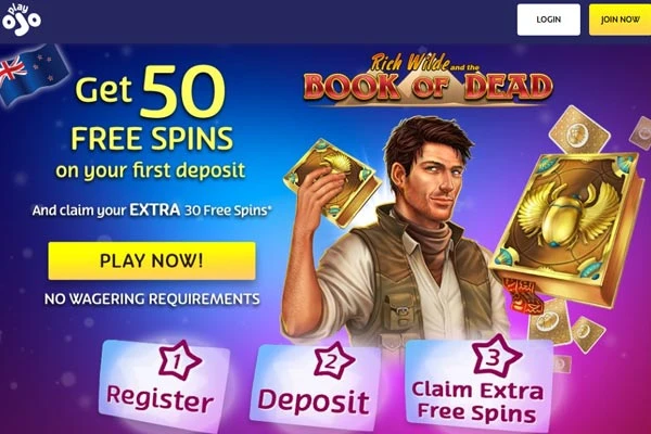 Play ojo Welcome bonus NZ