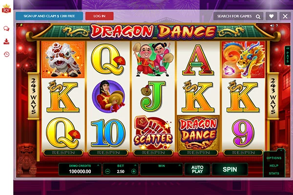 Royal Vegas NZ Dragin Dance pokie