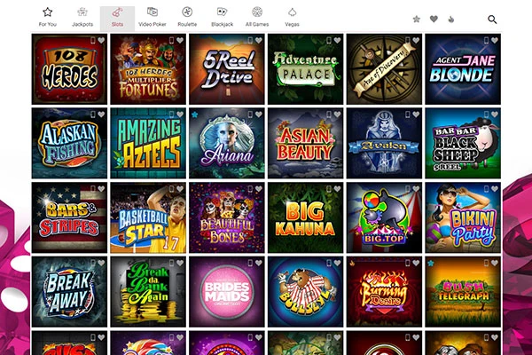 Ruby Fortune casino games