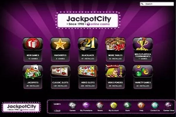 jackpot city software