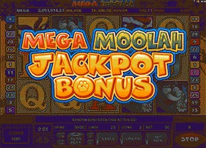 Mega Moolah Jackpot Wheel spinning