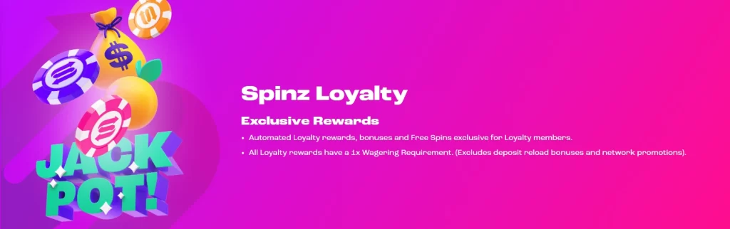 Spinz Casino VIP