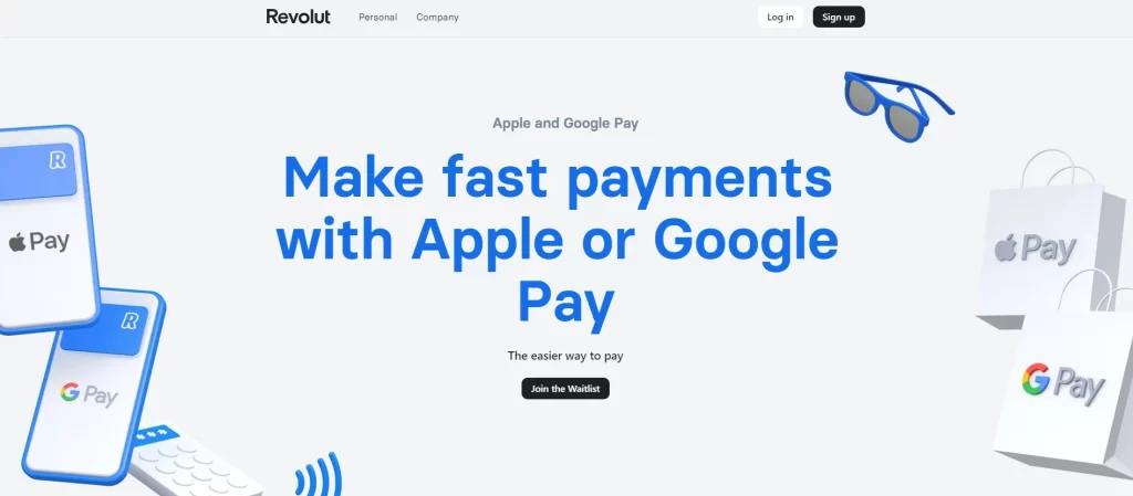 Revolut google & apple pay