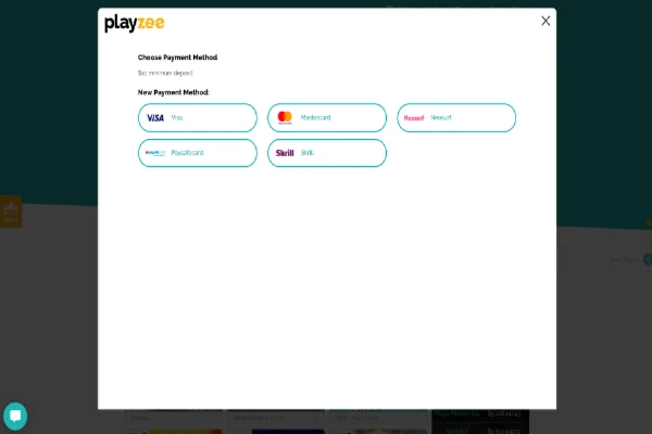 playzee casino payment