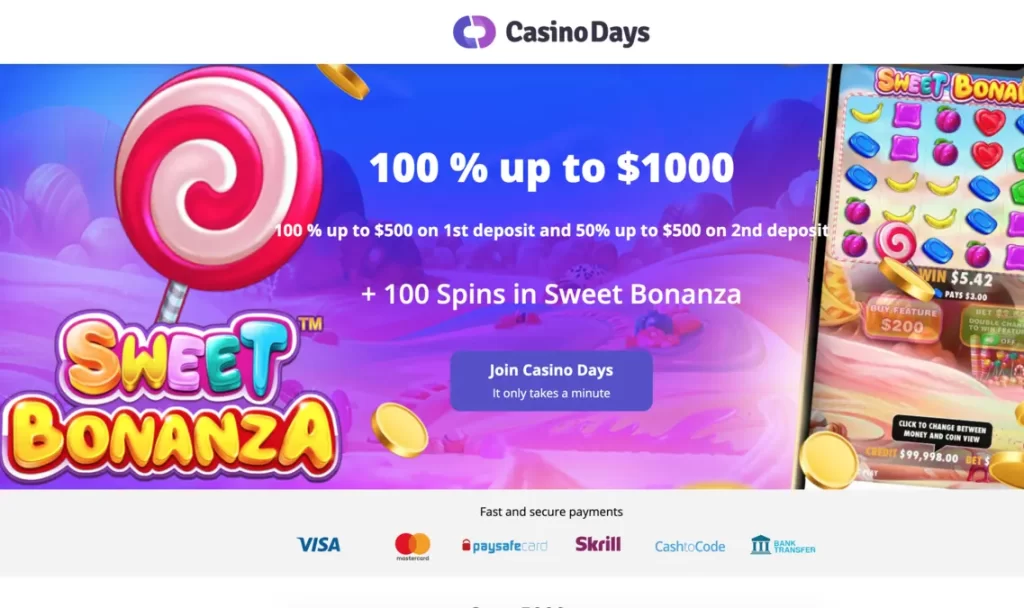 Casino Days Homepage NZ Online Casino