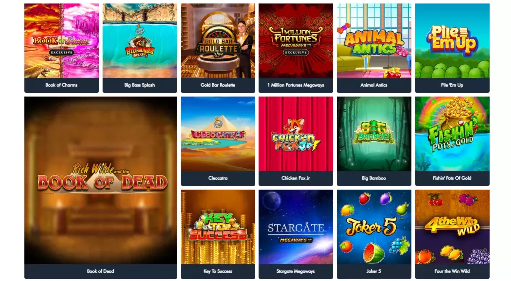 jonny jackpot casino games